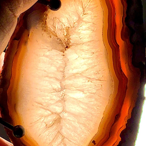 AGATE CRYSTAL SLAB DRUZY BANDED - Picture 5 of 10